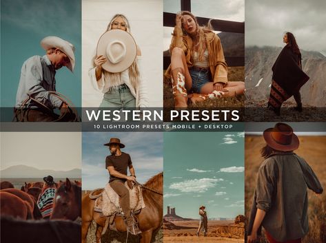 Western Lightroom Presets, Photography Random, Photography Presets, Western Photo, Vintage Lightroom Presets, Western Photography, Lightroom Presets For Portraits, Professional Lightroom Presets, Insta Ideas