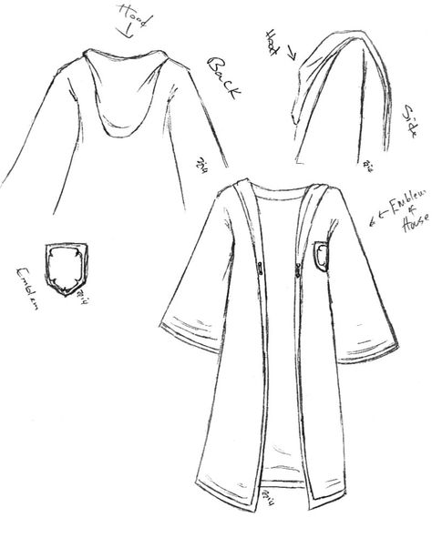 Normal Hogwarts Student Robes by Cammerel Harry Potter Body Base Drawing, Harry Potter Base Drawing, Hogwarts Uniform Drawing, Hogwarts Uniform Drawing Reference, Harry Potter Robes Drawing, Hogwarts Student Drawing, Harry Potter Drawing Reference, Hogwarts Robes Drawing, Wizard Clothes Drawing