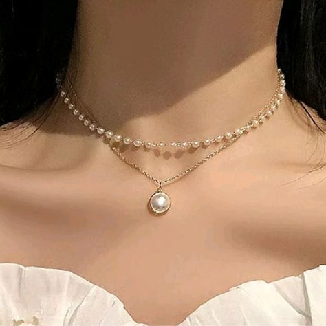 Pearl choker necklace design