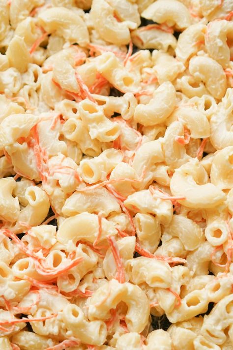 L&l Bbq Macaroni Salad, Hawaiian Bbq Macaroni Salad, Macorni Salad, Bbq Macaroni Salad, Macaroni Dishes, Hawaiian Salad, Hawaiian Mac Salad, Salad Copycat, Mac Salad Recipe