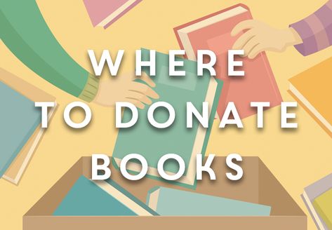 Where to Donate Books When You’re Ready to Clean Out Your Shelves Sell Books For Cash, Book Banner, School Donations, School Places, Literacy Programs, Cleaning House, Donate Books, Cool Books, School Library