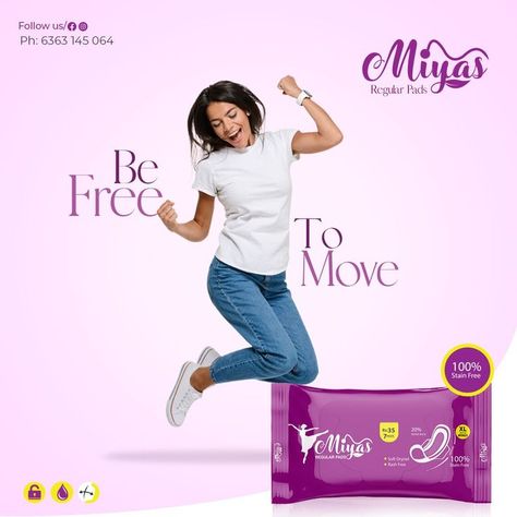 Sanitary Pads Creative Ads, Sanitary Pads Brands, Period Pads, Sanitary Pads, Illustration Character, Creative Ads, Instagram Business, Ads Creative, Creative Designs