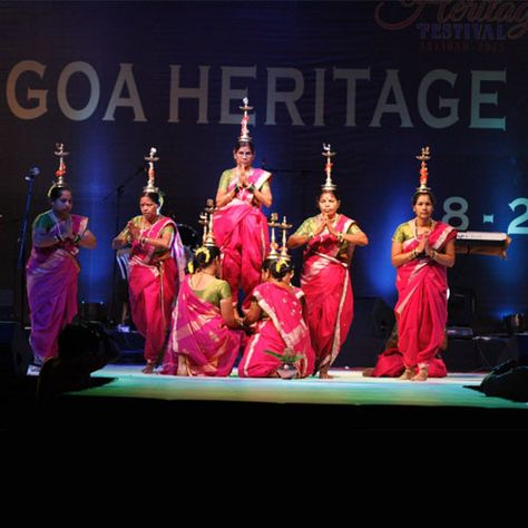 Second edition of Goa Heritage Festival was inaugurated by Francis D’Souza, The Deputy Cheaf Minister Goa in the presence of Dilip Parulekar Minsiter of Tourism Woman & Child Development, Government of Goa and other government official. Goa Culture, Clay Lamps, Fairs And Festivals, Traditional Music, Folk Dance, January 7, India Travel, Child Development, Goa