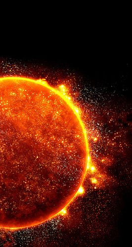 Sun Space, Planets Wallpaper, Space Artwork, Universe Galaxy, Space Planets, Hd Phone Wallpapers, Solar Flare, Space Pictures, Galaxy Art