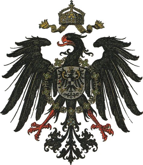 Coat Of Arms Tattoo, Prussian Eagle, German Symbols, German Coat Of Arms, Russian Coat, German Tattoo, German Eagle, Heraldry Design, German Empire