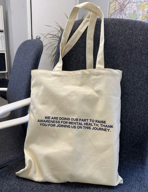 Tan Tote Bag, Aesthetic Bags, Cute Desktop Wallpaper, Learning Graphic Design, Holiday Bag, Baby Blue Colour, Mission Statement, Trendy Tote, 로고 디자인