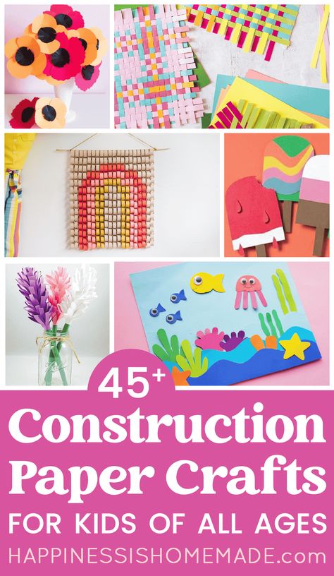 Kids Paper Crafts Easy, Crafts With Construction Paper, Easy Construction Paper Crafts, Construction Paper Crafts For Kids, Kids Paper Crafts, 2025 Art, Crafts 2023, Monkey Crafts, Sunflower Crafts