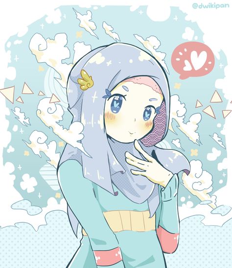 ArtStation - Hijab Breeze, ~ dwikipan Drawing Cartoon People, People Animation, Anime Tomboy, Hijab Anime, Fesyen Islam, Ideas For Drawing, Cartoon Drawings Of People, Animation Anime, Shojo Anime