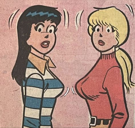 Archie Comics Art Style, Betty And Veronica Kiss, Betty And Veronica Comics, Betty Comic, Archie Comics Veronica, Learning Diary, Tiktok Workout, Workout Wallpaper, Archie Betty And Veronica