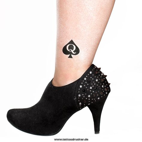 15 x Queen of Spades Tattoo in black  Hotwife Tattoo  BBC  temporary Tattoo * See this great product.(It is Amazon affiliate link) #SkinCareForWomenIdeas Spades Tattoo, Spade Tattoo, Chain Tattoo, Queen Tattoo, Tattoo Designs And Meanings, Ankle Chain, Dragon Art, Temporary Tattoo, Cute Tattoos