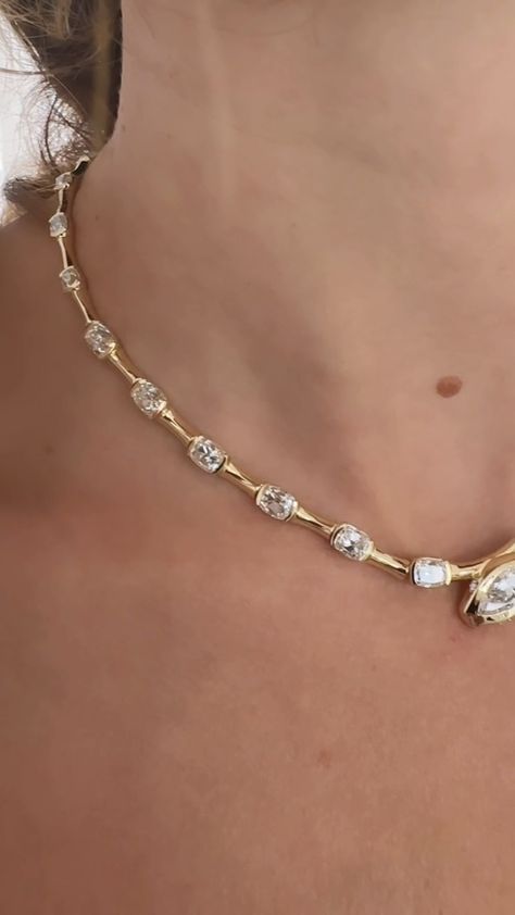 Arielle Ratner (@arielleratner) • Instagram photos and videos Arielle Ratner, Dope Jewelry, Classy Jewelry, Stacked Jewelry, Jewelry Lookbook, Diamonds And Gold, Collar Designs, Pear Diamond, 5 Months