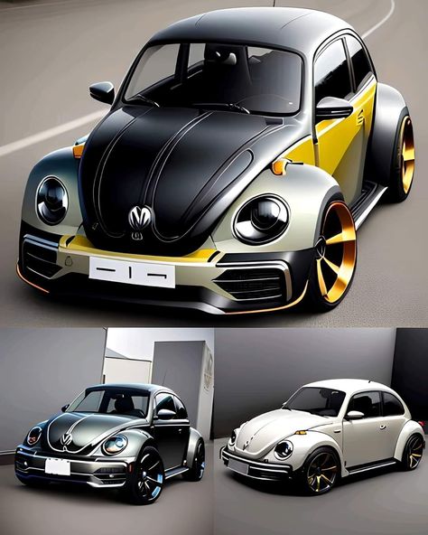 Custom Vw Bug, Classic Volkswagen Beetle, Volkswagen Beetle Vintage, Concept Cars Vintage, Vw Super Beetle, Camper Boat, Super Beetle, Classic Volkswagen, Vintage Volkswagen