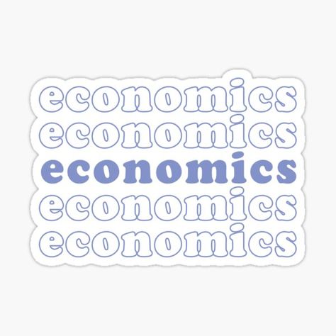 Economics Stickers Printable, Economics Aesthetic Cover, Economics Aesthetic Cover Page, Stickers For Ipad Notes, Economics Aesthetic Wallpaper, Economics Career, Economics Stickers, Economics Design, Economics Aesthetic