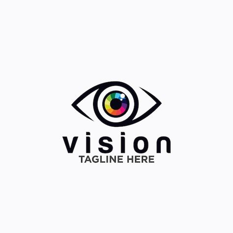 Plantilla de vector de diseño de logotip... | Premium Vector #Freepik #vector #idea-logo #logo-comunicacion #logo-creativo #logo-ojo Idea Logo, Eye Center, Center Logo, Eye Eye, Mood Boards, Premium Vector, Illustration Design, Design Ideas, Illustrator