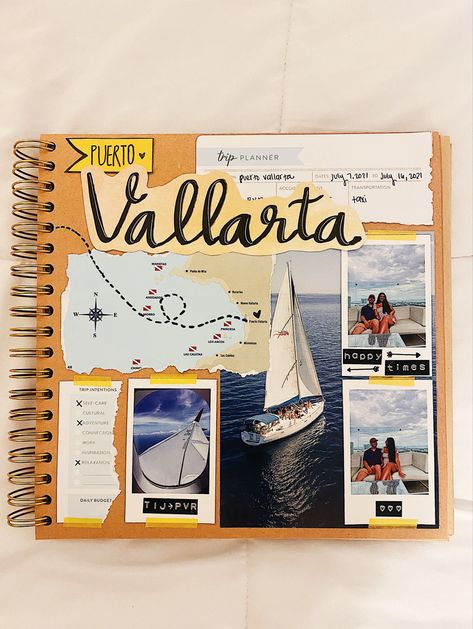 Album Photo Voyage, My Adventure Book, Creative Travel Journal, Digital Polaroid, Scrapbook Art Journal, Diary Inspiration, Best Travel Journals, Travel Journal Ideas, Doodles Stickers