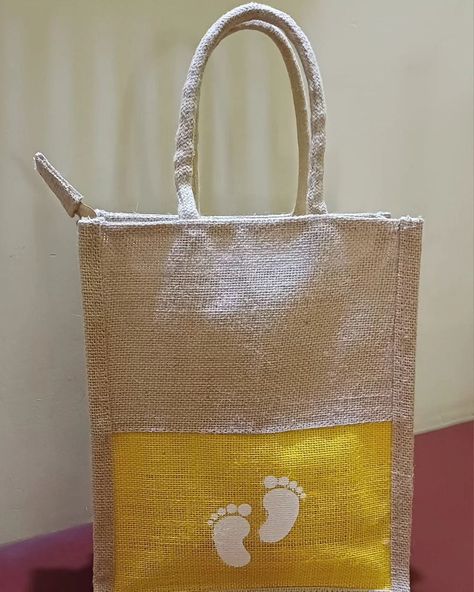 Baby Shower Jute Bags 9"--11"--4" Zip closure Rs.125/- Moq 30 bags Ship extra DM us for more information 🙂 #babyshowerreturngifts #babyshowergiftbags #babysbowerjutebags #returngiftswholesaleshop #jutebags #seemantham Tamboolam pai #seemantha return gifts #momtobeceleberstiongiftbags Return Gifts, Return Gift, Instagram Baby, Jute Bags, Shower Decor, Shower Decorations, Baby Shower Decorations, More Information, Baby Shower