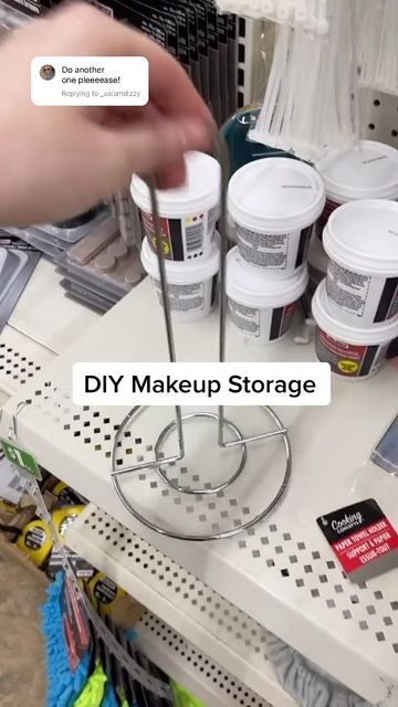 Diy Dollar Store Crafts Projects, Dollar Tree Diy Organization, Diy Makeup Storage, Dollar Store Diy Organization, Dollar Store Diy Projects, Diy Dollar Tree Decor, Craft Room Decor, Dollar Tree Decor, Dollar Tree Diy Crafts