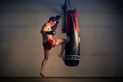 Showcase and discover creative work on the world's leading online platform for creative industries. Martial Arts Photography, 남성 근육, Boxe Thai, Male Pose Reference, Kickboxing Workout, Martial Artists, Human Poses Reference, Boxing Workout, Punching Bag