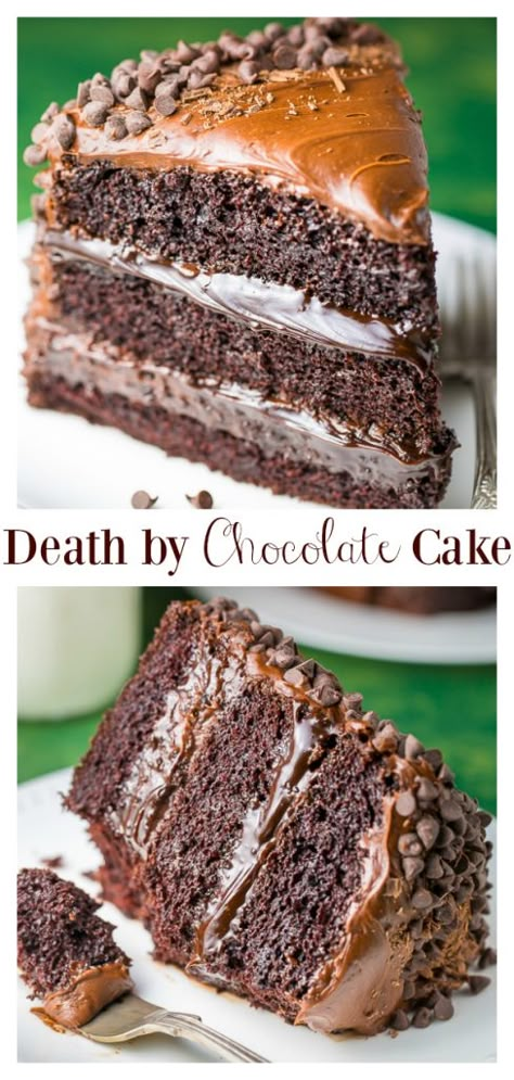 Baker By Nature, The Cheesecake Factory, Desserts Keto, Cookies Bars, Homemade Chocolate Cake, Cake Recipes Easy Homemade, Brownie Desserts, Decadent Chocolate Cake, Dessert Chocolate