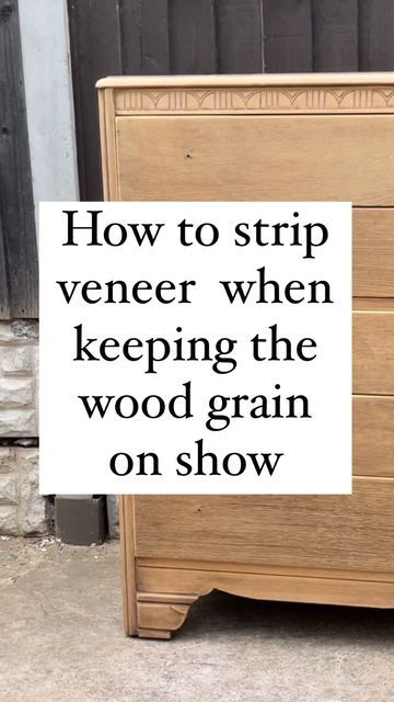 Replacing Wood Veneer, Stripping Wood Veneer, Stripping Varnish Off Wood, Sanding Mid Century Furniture, Refinishing Veneer Furniture, Stripping Paint From Wood, Stripping Wood Furniture, Removing Veneer, Restoring Furniture