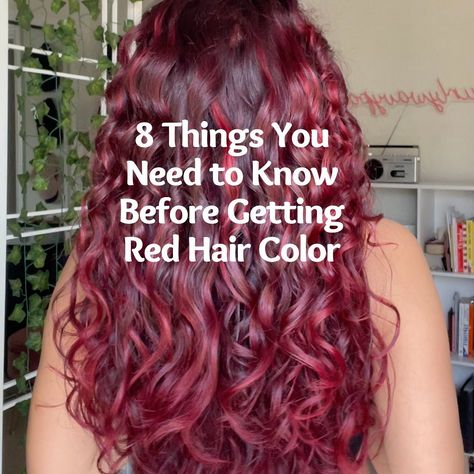 consider this your guide to red hair care! (or colored hair care in general) ❤️😙 if you have any other questions, just comment them below!! 🥰 Products mentioned: @madisonreed color therapy hair mask shade - rubino @k18hair leave in hair mask @olaplex no 3 @curlsmith_official bond curl rehab salve @twisthair strengthen the bond @pureology hydrate shampoo @k18hair peptide prep shampoo @lusbrands shampoo #redhair #redhaircolor #redhairgirl #redcurlyhair #redcurls #redwavyhair #redhairlove #ha... Red Hair Care, Maintaining Red Hair Color, Shampoo For Red Hair, How To Maintain Red Hair Color, Red Hair Products Maintaining, How To Take Care Of Red Dyed Hair, Red Shampoo For Red Hair, Red Frizzy Hair, Wine Red Hair Color