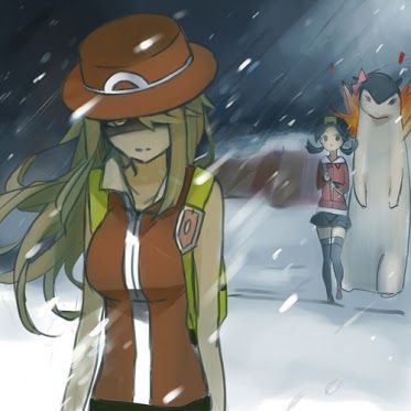 Pokemon Trainer Leaf -- If Red wasn't at the top of Mt. Silver Pokemon Trainer Leaf, Equipe Rocket Pokemon, Pokemon Trainer Red, Pokemon Blue, Gold Pokemon, Pokemon Manga, Pokemon Waifu, Pokemon Oc, Pokemon Red