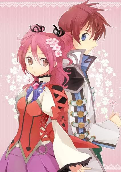 Tales of Graces - Asbel x Cheria Tales Of Graces, Awesome Drawings, Rune Factory, Star Ocean, Tales Series, Dragon Quest, Game Characters, Video Game Characters, Legend Of Zelda