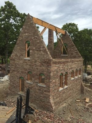 Stone Cabin, Stone Cottages, Brick Masonry, Stone Masonry, Brick Architecture, Stone Cottage, Tiny House Cabin, Timber Framing, Brick Building