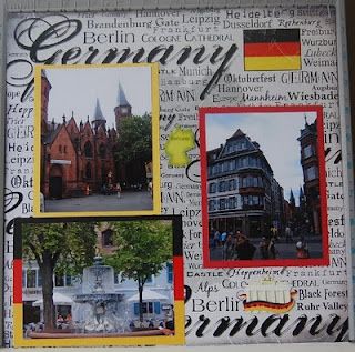 paper Germany Scrapbook, Scrapbook Pages Ideas, Europe Scrapbook, Scrapbooking Vacation, Bridal Shower Scrapbook, Rhine River Cruise, Scrapbooking Layouts Travel, Pages Ideas, Travel Journal Pages