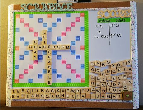 Board Game Hacks for the Classroom - WeAreTeachers Computer Gaming Setup, Studio Design Office, Asl Games, Magnetic Scrabble Board, Home Music Studios, Writing Classroom, Board Game Themes, Scrabble Board Game, Board Game Room