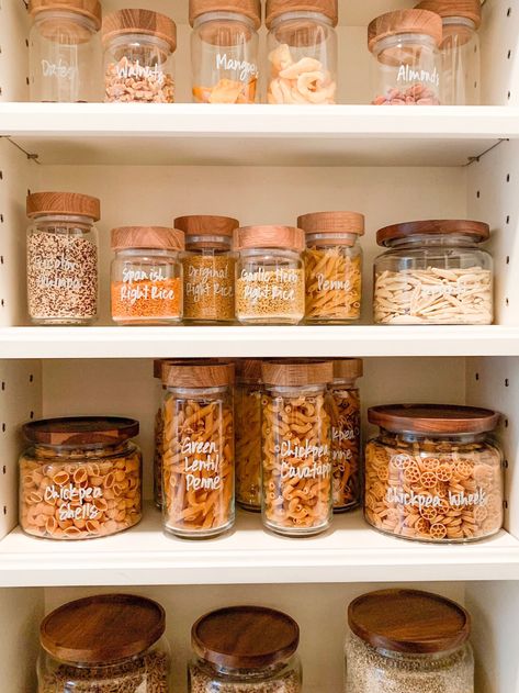 How to Label Your Pantry so it’s Instagram Goals — Life in Jeneral Diy Pantry Labels, Organizing Pantry, Organization Life, Match Jar, Laundry Time, Dried Lentils, Goals Life, Instagram Goals, Diy Pantry