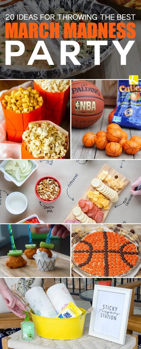 Basketball Game Day Food, March Madness Teacher Appreciation, Basketball Appetizers, Basketball Game Snacks, March Madness Party Food, March Madness Party Ideas, March Madness Snacks, March Madness Food, Basketball Food