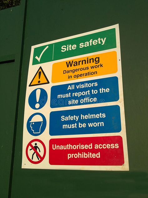 Site Safety sign. Building site safety notices on hoarding , #AFF, #sign, #Building, #Site, #Safety, #notices #ad Funny Safety Signs, Safety Signage, Office Safety, Site Office, Safety Signs, Building Site, Safety Helmet, Signage Design, Wordpress Theme