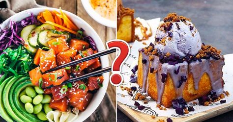 Think you know your food? Buzzfeed Food Quizzes, British Food Quiz, Buzzfeed Quizzes Food, Food Quiz Buzzfeed, Poke Sushi, Quizzes Food, Foods Around The World, Steak And Kidney Pie, Food Quizzes