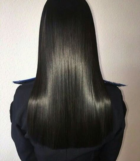 ⋆❈ - @DannieC123 - ❈⋆ Straight Black Hair, Brazilian Straight Hair, Long Dark Hair, Long Black Hair, Human Hair Lace Wigs, Hair Weave, Silky Hair, Long Black, Gorgeous Hair