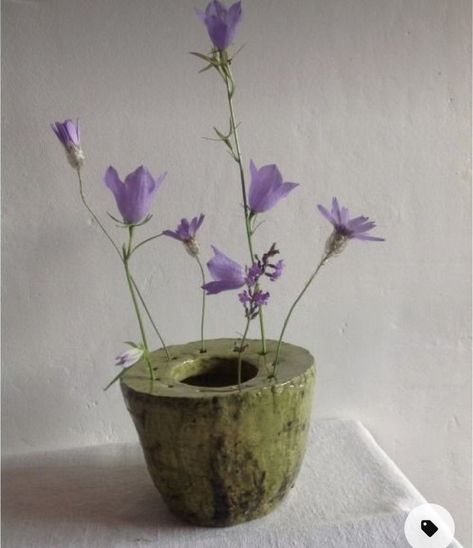 Ikebana Vases Ceramics, Ceramic Ikebana, Air Dry Clay Projects, Ikebana Vases, Studio C, Clay Wall, Ceramic Flower Pots, Flower Frog, Clay Art Projects