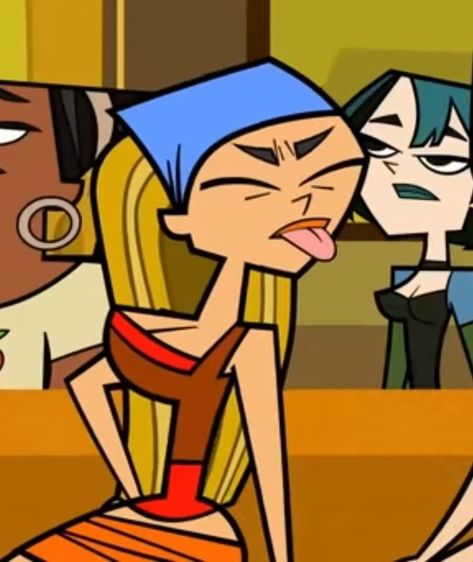 Lindsey Total Drama, Total Drama Island Icons, Total Drama Scenes, Lindsay Tdi, Lindsay Total Drama, Total Drama Pfps, Total Drama Pfp, Drama Icon, Spotify Art