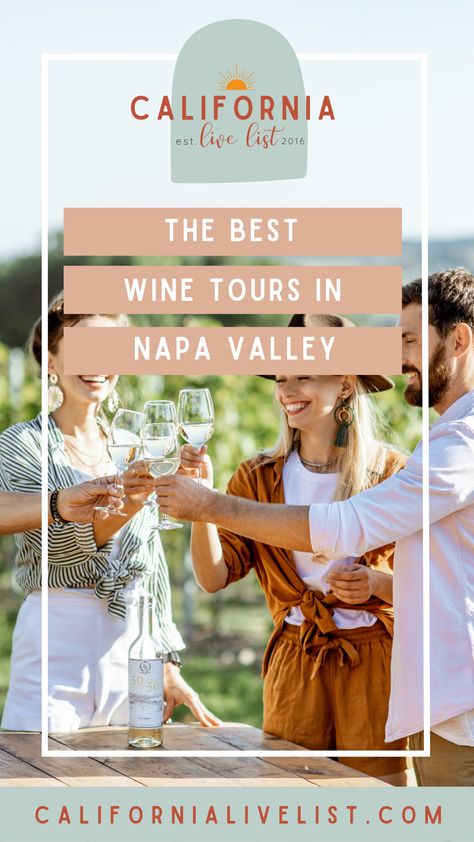 The Best Wine Tours in Napa Valley Best Napa Valley Wine Tours, Napa Valley Wine Tours, Napa Vineyards, Napa Valley Wine Train, Wine Train, California Bucket List, Vineyard Tour, Napa Valley Wineries, Birthday Women