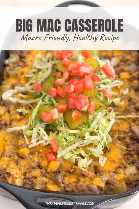 Big Mac Casserole Keto, Bulk Meal Prep, Big Mac Casserole, Sweet Potato Skillet, Quick And Easy Dinner Recipes, Sweet Potato Hash, Burger Sauce, Try New Things, How To Cook Potatoes