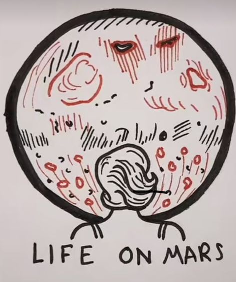 Life On Mars Tattoo, Bowie Life On Mars, David Bowie Tattoo, Boy Tattoos, Life On Mars, Life Tattoos, David Bowie, Cool Tattoos, Tatting