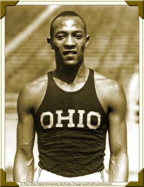 Jesse Owens Jessie Owens, 1936 Olympics, Berlin Olympics, Jesse Owens, American Athletes, Track And Field Athlete, Long Jump, The Ohio State University, Sport Icon