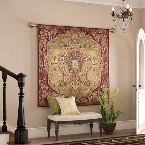 Rugs On Wall, Rug Wall Hanging, Casa Vintage, Rug Wall, Grand Bazaar, Wall Carpet, Wall Rug, Home Wallpaper, Decor Furniture