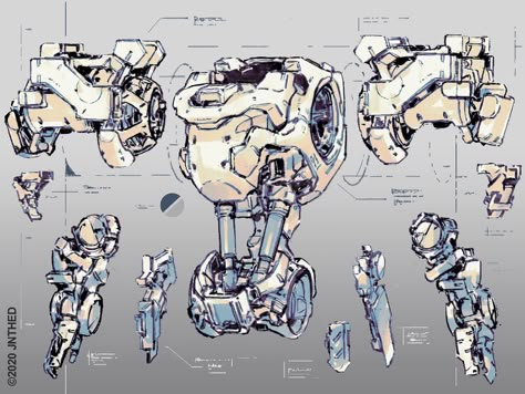 Machine Reference, Mecha Artwork, Robot Ideas, Tech Tattoo, Robot Mechanics, Robot Design Sketch, Mech Design, Mech Suit, Mechanical Art