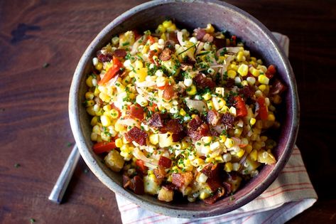 corn chowder salad Smitten Kitchen Recipes, Smitten Kitchen, Summer Eating, Corn Chowder, Corn Salad, Corn Salads, Side Recipes, Veggie Sides, Spaghetti Squash