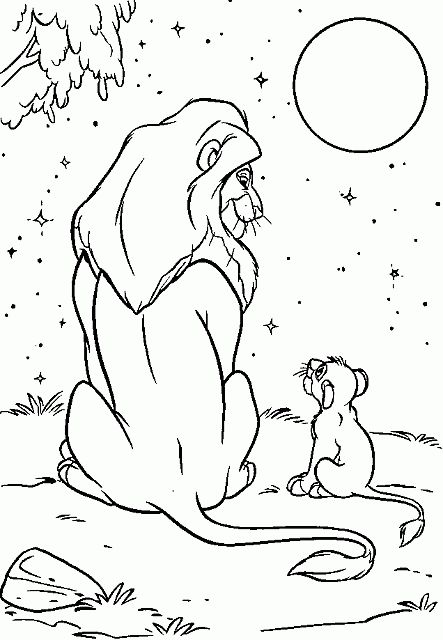 Papà e figlio 3 disegni da colorare gratis Lion King Coloring Pages, Mouse Coloring Pages, Lion King Tattoo, King Drawing, Lion Coloring Pages, Lion King Drawings, Disney Princess Colors, Disney Princess Coloring Pages, Cartoon Disney