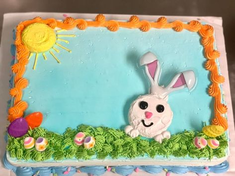 Easter Cake Decorating, Sheet Cakes, Easter Cake, Dairy Queen, Sweets Cake, Easter Cakes, Sheet Cake, Holiday Desserts, Favorite Holiday