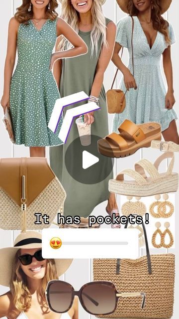 Laura Lynn on Instagram: "https://www.amazon.com/shop/lauraflett

Comfy, pretty summer dresses WITH POCKETS 😉🤩" Laura Lynn, Pretty Summer Dresses, Dresses With Pockets, Summer Dresses, On Instagram, Dresses, Instagram