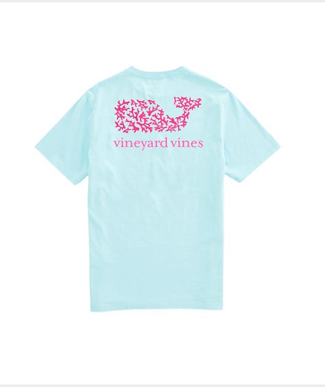 Shop OUTLET Coral Whale Fill Short-Sleeve Pocket Tee at vineyard vines Vineyard Vines Outfits, Preppy Tee, Preppy Shirt, Vineyard Vines Shirts, School Tops, Casual Preppy Outfits, Cute Preppy Outfits, Cute Pajamas, Ladies Tee Shirts