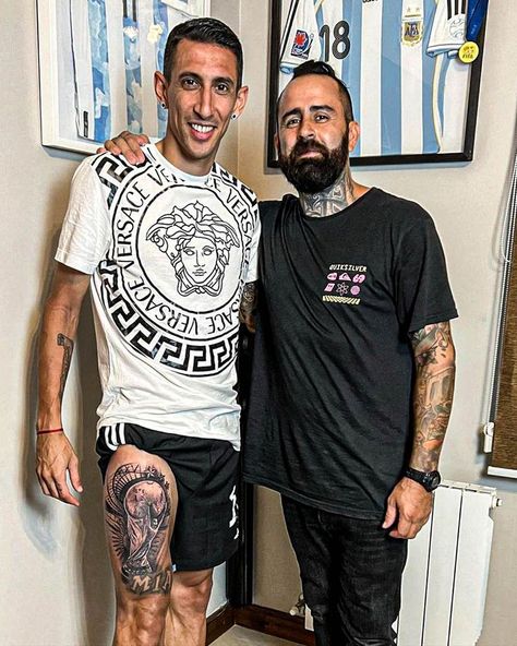 World Cup Tattoo, Maria Tattoo, Bet Football, Cup Tattoo, World Cup Trophy, Messi Argentina, Sports Celebrities, Top Celebrities, Third World