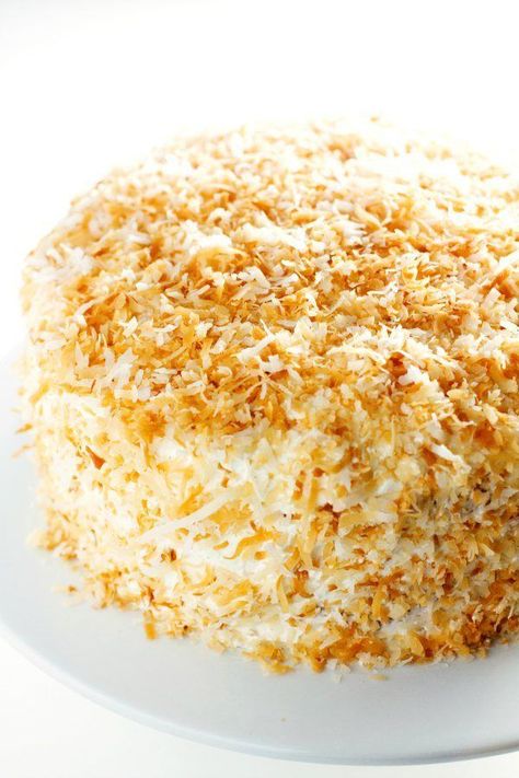 Coconut Cakes, Coconut Cream Cake, Coconut Cake Recipe, Meringue Buttercream, British Baking, Swiss Meringue Buttercream, Swiss Meringue, Decadent Cakes, Baked Goodies